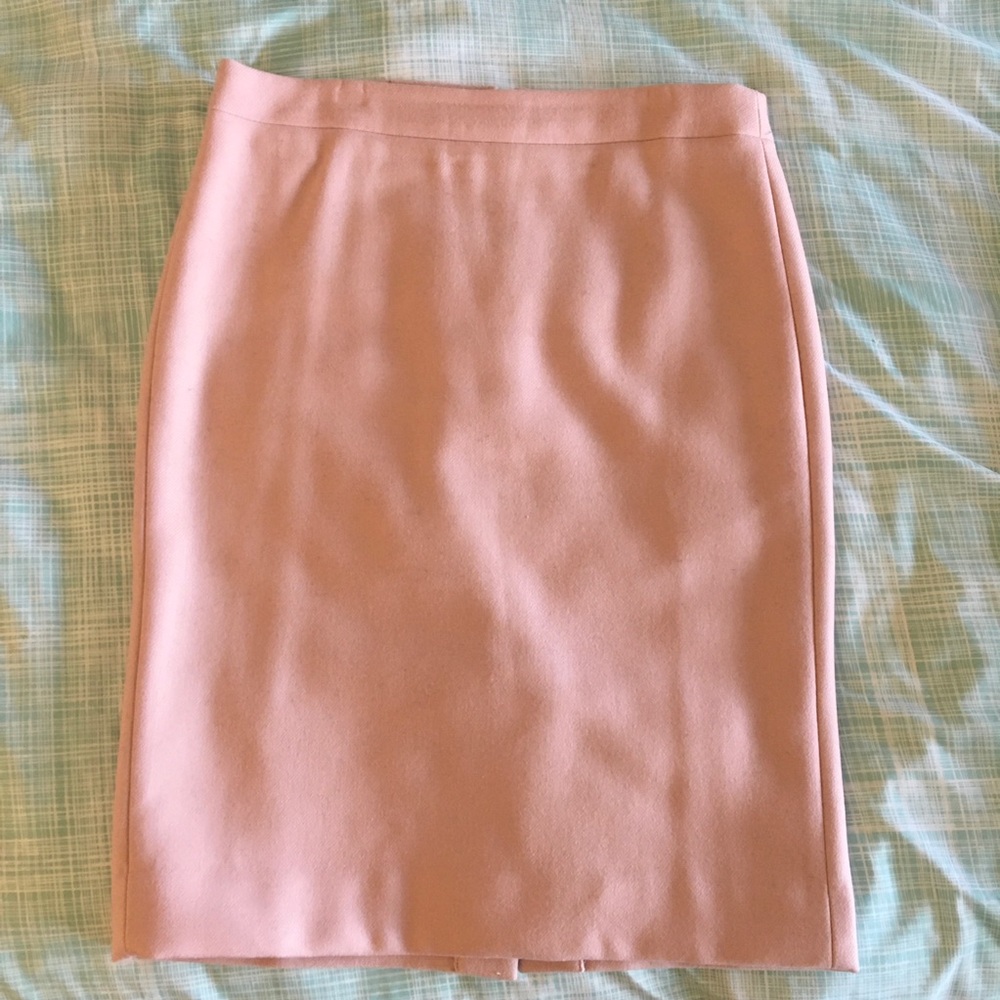J. Crew No. 2 Pencil Skirt in Pale Pink